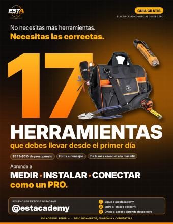 Portada de la guía Las 17 herramientas que debes llevar desde el primer día
